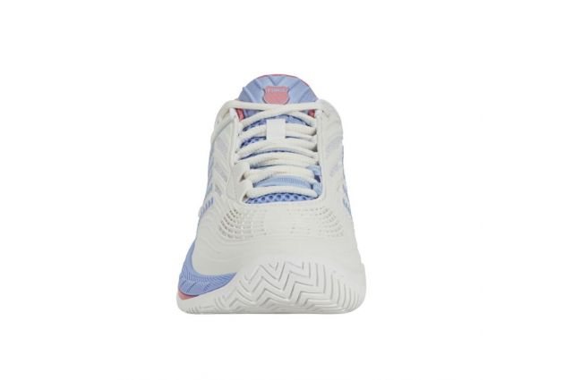 Teniso batai mot. K-SWISS HYPERCOURT SUPREME 2 HB white/heather/pink Balta/mėlyna/raudona EU42