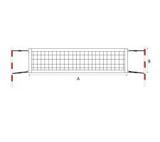 Beach tennis net POKORNY Econom 8,5x1m