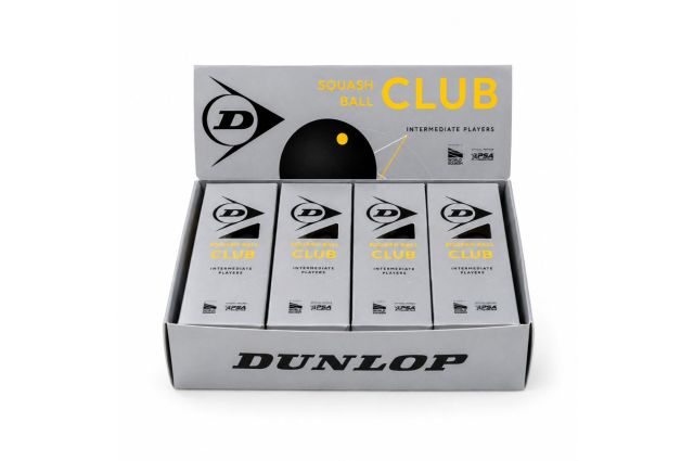 Squash ball DUNLOP Club 4x3