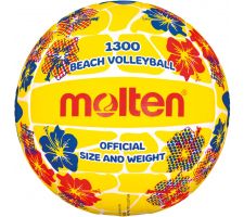Beach volleyball MOLTEN V5B1300-FY, synth. leather size 5
