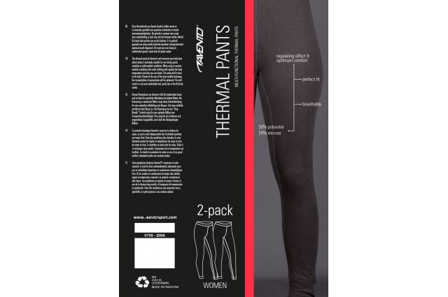Thermo pants for women AVENTO 0709