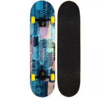 Skateboard NIJDAM NEON CHEVRON N31BC01 Blue/Black