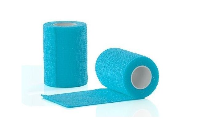 Sport tape GYMSTICK 4m x 7,5cm blue 2 pcs Sport tape GYMSTICK 4m x 7,5cm blue 2 pcs