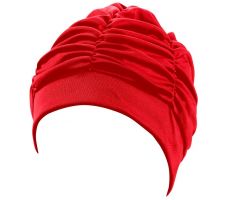 Swim cap BECO FABRIC 7600 5 PES red for adult