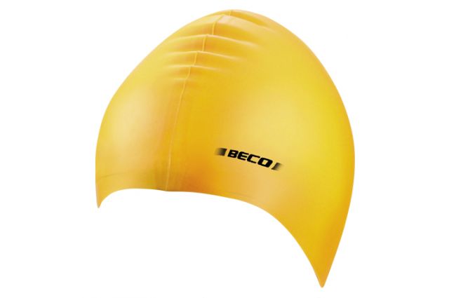BECO Silicone swimming cap 7390 2 yellow Geltona BECO Silicone swimming cap 7390 2 yellow