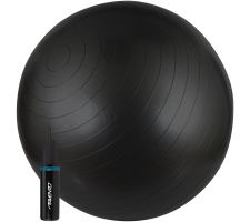 Gimnastikos kamuolys AVENTO 42OD-BLK 65 cm + pompa