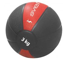 Weight ball SVELTUS Medicine Ball 3kg D22cm Red