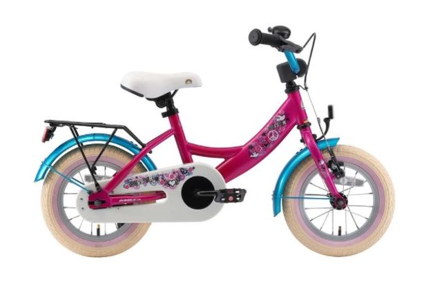 Kid‘s bike BIKESTAR  12" Classic metal Berry Kid‘s bike BIKESTAR  12" Classic metal Berry