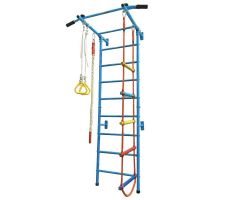 Swedish wall for children, light blue, 223x108x87.5cm