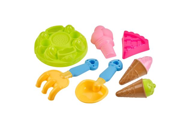 Sand Bucket Happy Summer Set of 8 pcs BECO 95029 Sand Bucket Happy Summer Set of 8 pcs BECO 95029