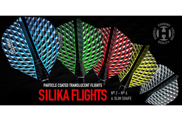 Darts flights HARROWS SILIKA No.6 3pcs Darts flights HARROWS SILIKA No.6 3pcs