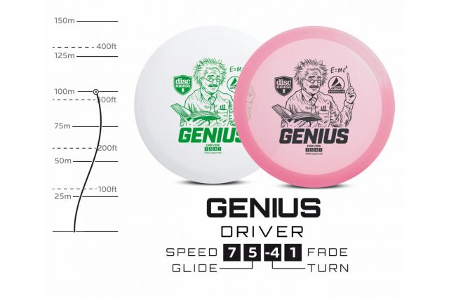 Discgolf DISCMANIA Fairway Driver GENIUS Active Premium Yellow 7/5/-4/1, Discgolf DISCMANIA Fairway Driver GENIUS Active Premium Yellow 7/5/-4/1
