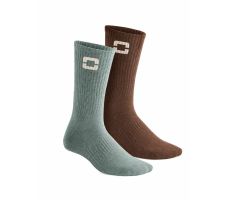 Socks for yoga TOORX Liveness AYP-015 36/39 Green Tea/Chocolate