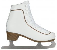 Figure skates vommen NIJDAM 0043 white size