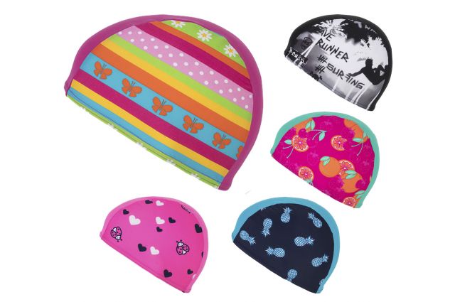 Fabric swimming cap FASHY 3226 00 assort., kids multicolour Fabric swimming cap FASHY 3226 00 assort., kids