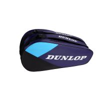 Tennis Bag DUNLOP SX CLUB 10 black/yellow, Krepšys tenisui DUNLOP FX CLUB 10