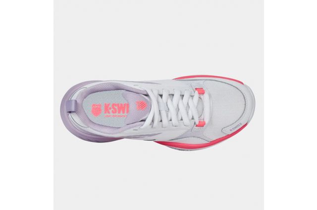Teniso batai mot. K-SWISS SPEEDEX CLAY white/orchid petal