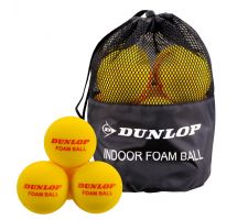 Lauko teniso kamuoliukai DUNLOP NDOOR FOAM 12vnt