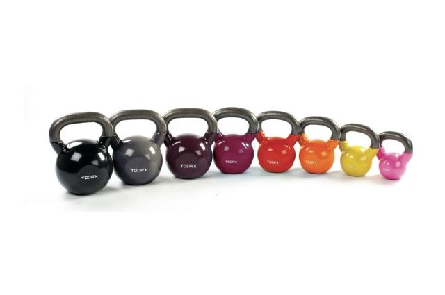 Kettlebell TOORX vinyl 8kg Kettlebell TOORX vinyl 8kg