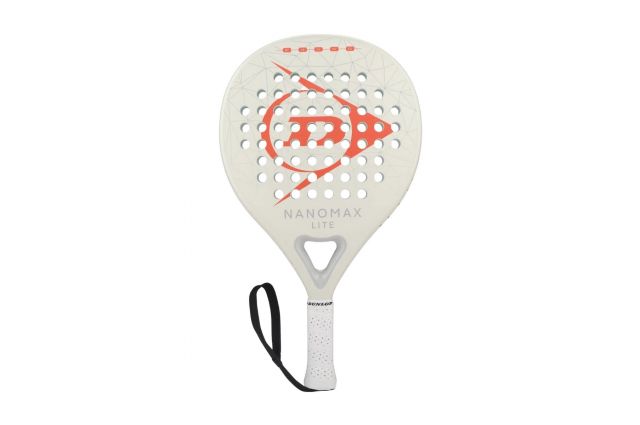 Padel bat Dunlop NANOMAX LITE 350g White Padel bat Dunlop NANOMAX LITE 350g White