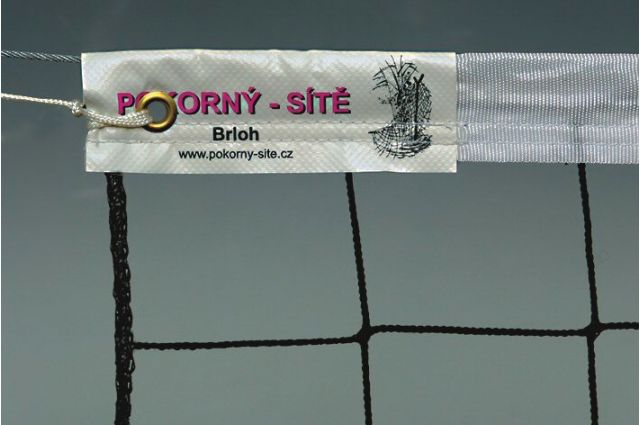 Volleyball net POKORNY Sport 9,5x1m, with knitted cord Volleyball net POKORNY Sport 9,5x1m, with knitted cord