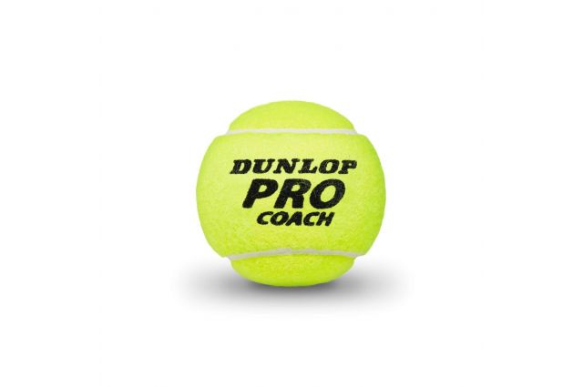 Lauko teniso kamuoliukai DUNLOP PRO COACH 4vnt Lauko teniso kamuoliukai DUNLOP PRO COACH 4vnt