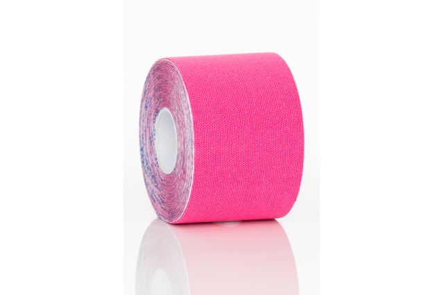 Kinesiology tape GYMSTICK 5m x 5cm pink Kinesiology tape GYMSTICK 5m x 5cm pink