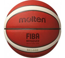 Basketball ball TOP competition MOLTEN B6G5000 FIBA premium leather size 6