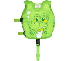 Swimming vest for children WAIMEA 52ZA GGZ 1-3 years 11-18 kg Green/Yellow/Black