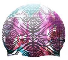 Silicone swimming cap BECO 73996 multicolour, unisex