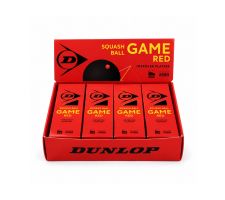 Squash ball, DUNLOP Game Red 4x3