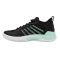 Tennis shoes for ladies K-SWISS HYPERCOURT SUPREME 2 CLAY black/neon mint/white Juoda
