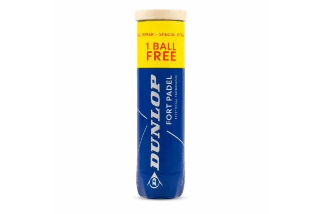 Padel teniso kamuoliukai DUNLOP FORT PADEL Padel teniso kamuoliukai DUNLOP FORT PADEL