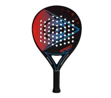 Padel tennis racket Dunlop SPEED ATTACK, 365g Round PRO-EVA advanced black/red