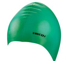 BECO Silicone swimming cap 7390 8 green for adult