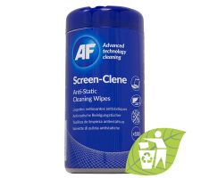 Screen-Clene TFT/LCD- Tub of screen cleaning wipes 100psc ECO AF