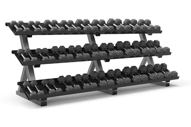 Hex Dumbbell Rack (Flat, 8') FREEMOTION Hex Dumbbell Rack (Flat, 8') FREEMOTION