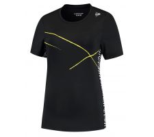 T-shirt for women DUNLOP PERFORMANCE GAME TEE 1, XL black