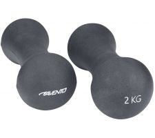 Dumbbells steel/PU AVENTO 42DB 2x2kg