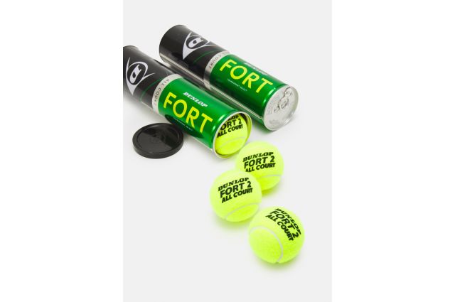 Tennis balls Dunlop FORT ALL COURT 3-tin Tennis balls Dunlop FORT ALL COURT 3-tin