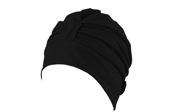 Swim cap FASHY FABRIC 3473 20 PES black Juoda Swim cap FASHY FABRIC 3473 20 PES black