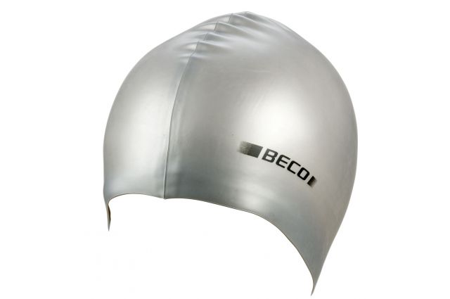 Silicone swimming cap BECO 7397 11 silver, unisex Sidabrinė Silicone swimming cap BECO 7397 11 silver, unisex