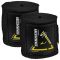 Boxing hand wraps AVENTO 41BI 2,5m Black Boxing hand wraps AVENTO 41BI 2,5m Black