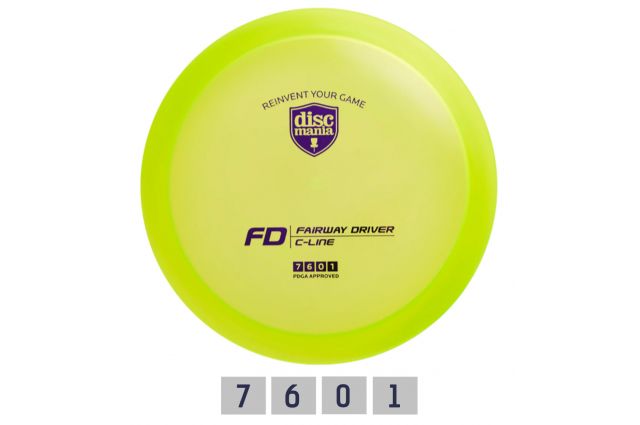 Diskgolfo diskas DISCMANIA Fairway Driver C-LINE FD Diskgolfo diskas DISCMANIA Fairway Driver C-LINE FD