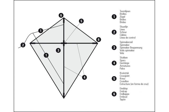 STUNT DRAGONFLY 51WC Diamond kite sloth STUNT DRAGONFLY 51WC Diamond kite sloth