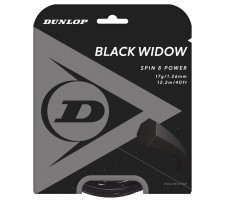 Tennis string Dunlop Black Widow 1.26mm 12m Co-PE monofilament black