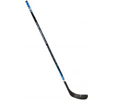 Hockey stick NIJDAM 0184 fibreglass 155 cm. Black/Blue
