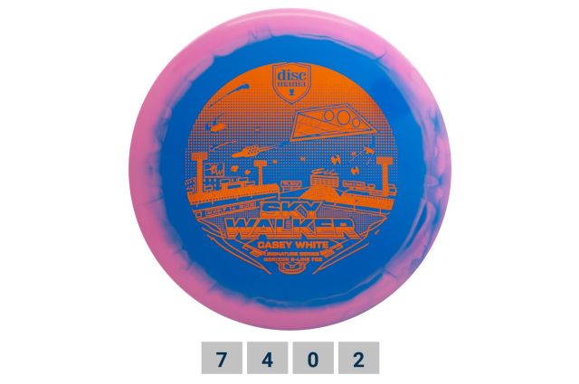 Discgolf DISCMANIA Fairway Driver S-LINE HORIZON SKY WALKER 3 Blue/Pink 7/4/0/2 Discgolf DISCMANIA Fairway Driver S-LINE HORIZON SKY WALKER 3 Blue/Pink 7/4/0/2