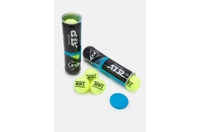 Tennis balls Dunlop ATP CHAMPIONSHIP LowerMid 4-tube ITF Tennis balls Dunlop ATP CHAMPIONSHIP LowerMid 4-tube ITF