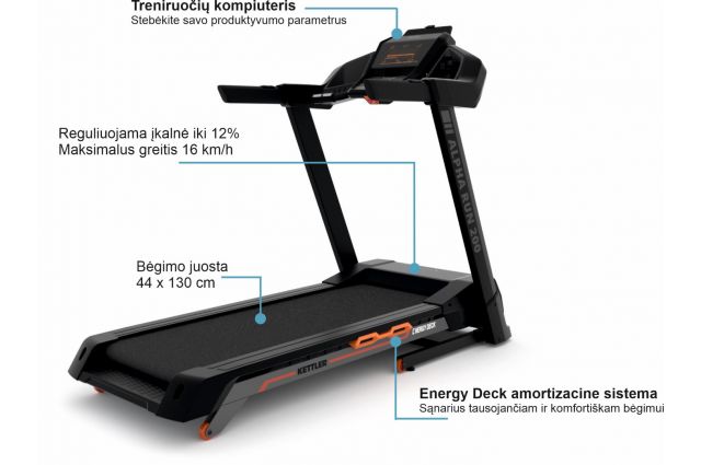 Treadmill KETTLER ALPHA RUN 200 Treadmill KETTLER ALPHA RUN 200